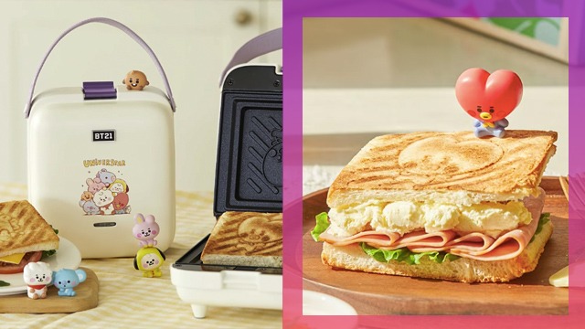 BT21 BABY SANDWICH WAFFLE MAKER - A-KPOP