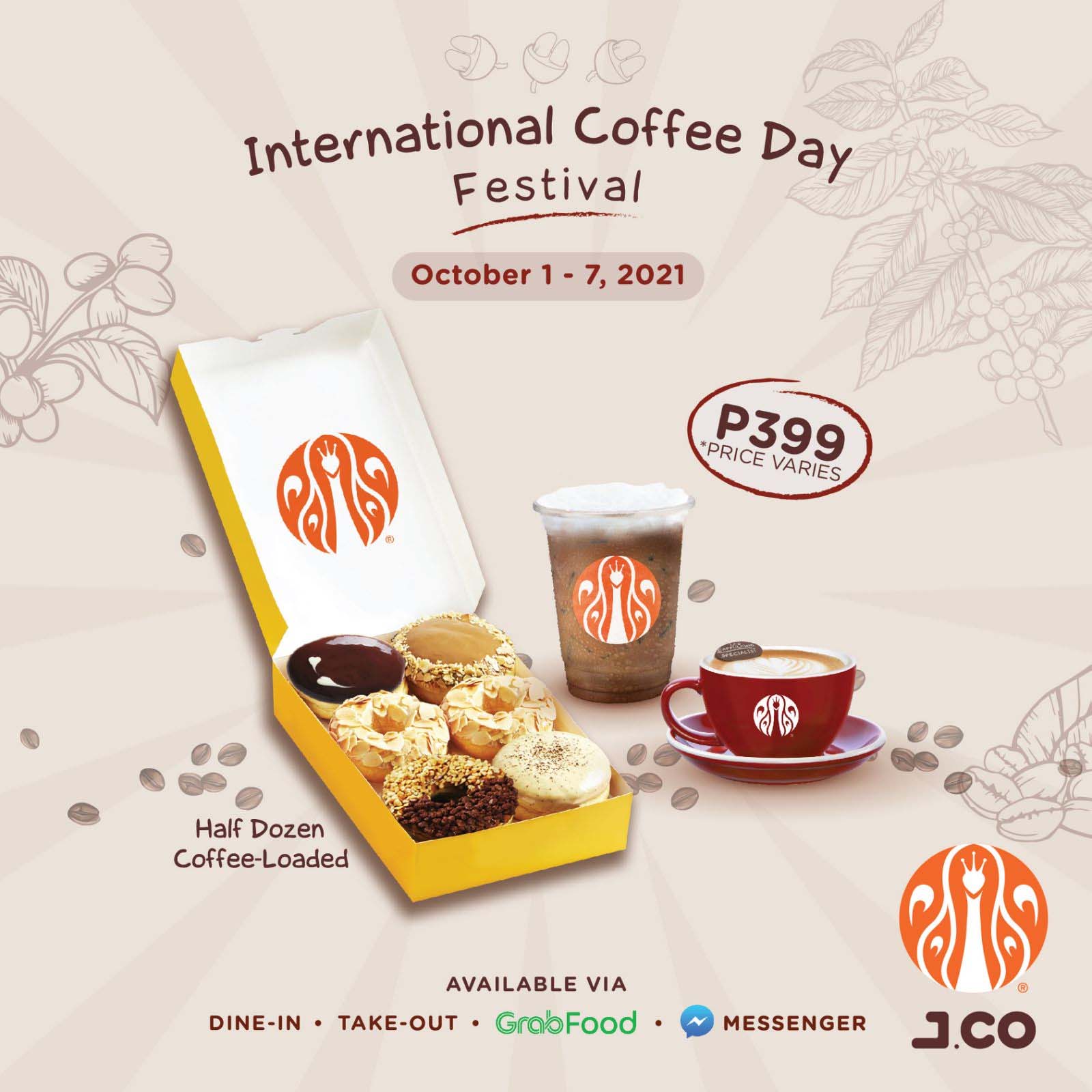 J Co International Coffee Day Promo