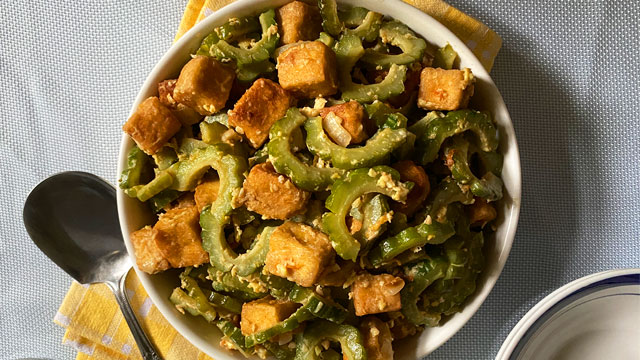 Ginisang Ampalaya Recipe With Egg and Tofu