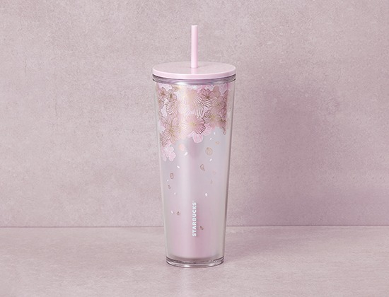 Cherry blossom Pink Cold Cup Starbucks Tumbler