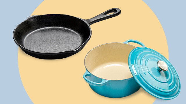 Traditionalcastiron Vs Enamelcoatedcastironpan 