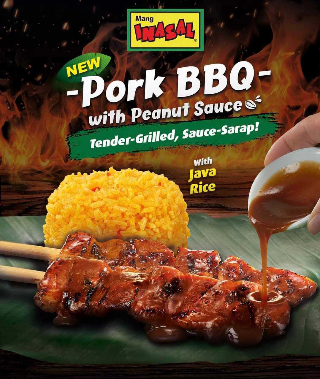 Mang Inasal Pork Barbecue, Peanut Sauce, And Java Rice