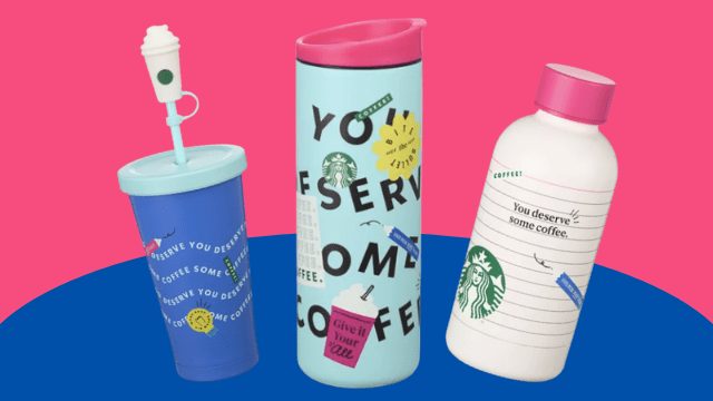 Starbucks Back to School Sticker Cold Tumbler