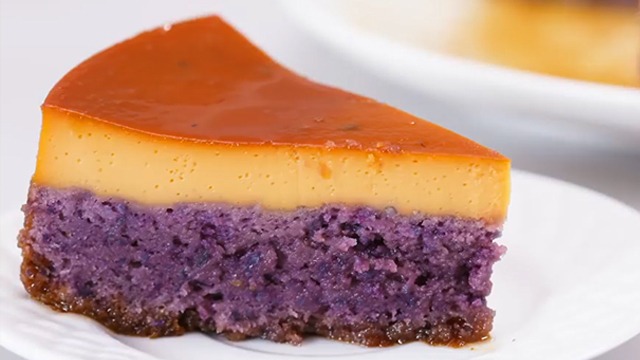 Ube Leche Flan Cake Recipe