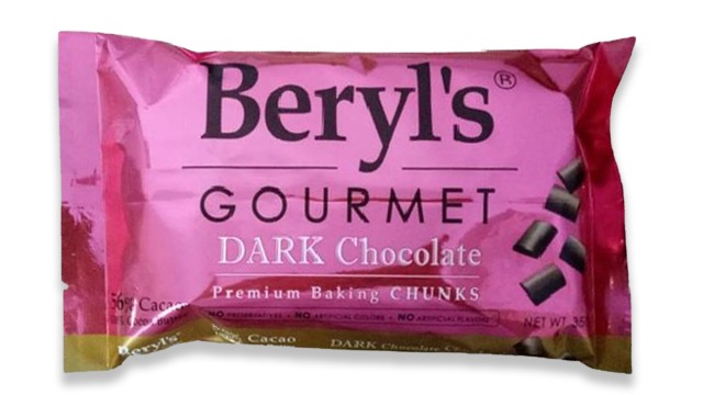 Beryl's Gourmet Dark Chocolate Premium Baking Chunks
