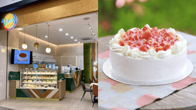 Vizco's Restaurant and Cakeshop's new branch location and strawberry cake