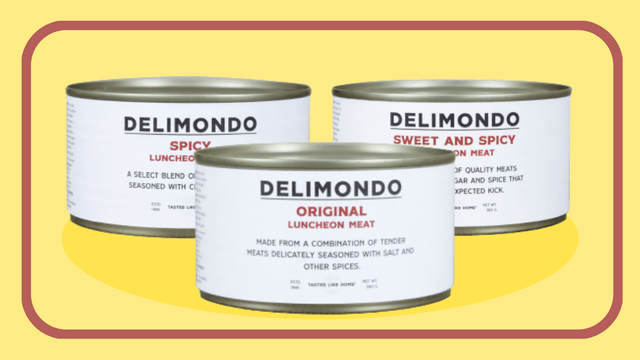 Delimondo new bigger size for luncheon meat weighs 350 grams