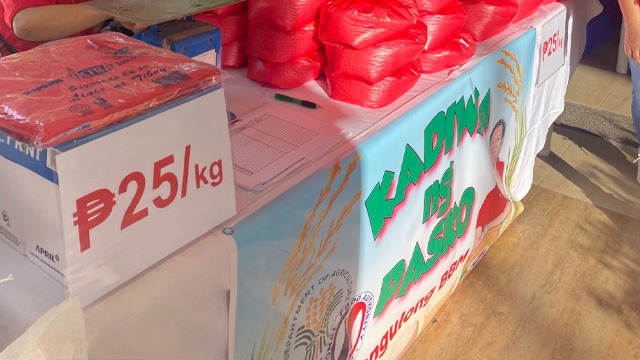 bags of rice 25 per kilo kadiwa ng pasko