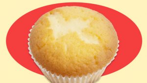 lemon square cheese cake cupcake
