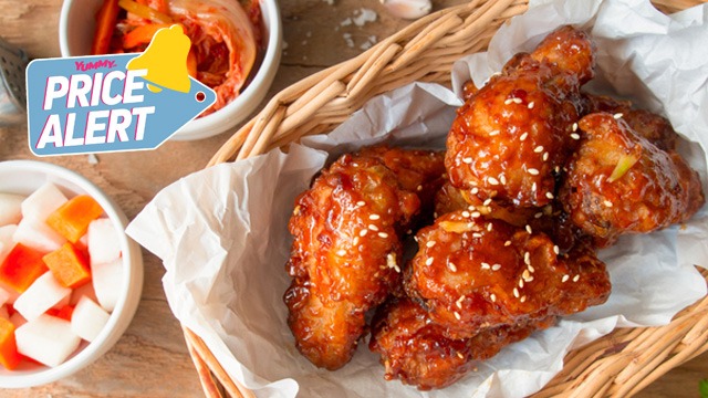 korean fried chicken kimchi pickled radish carrots