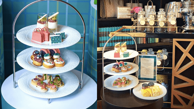 Raffles Makati is offering an afternoon tea inspired by Kate Spade's Fall 2022 collection.