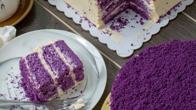 The Pastry Company’s famous Ube Cake