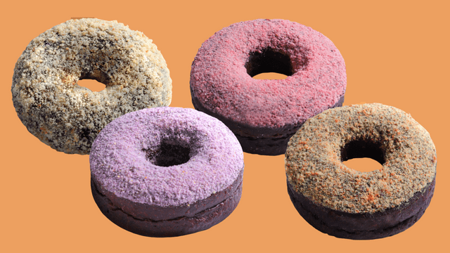 Dunkin's four new Butternut flavors are Choco Almond, Ube Cheese, Strawberry, and Cheesy.