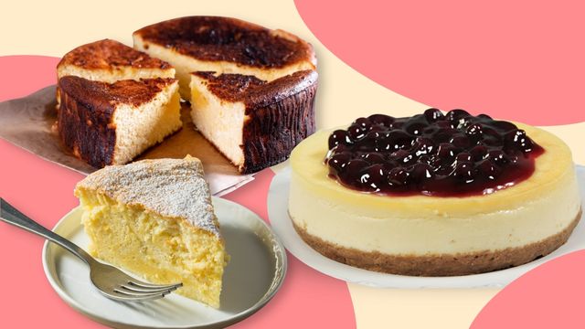 burnte basque cheesecake, japanese cheesecake, blueberry cheesecake