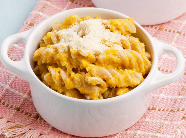 Cheesy Pumpkin Pasta 