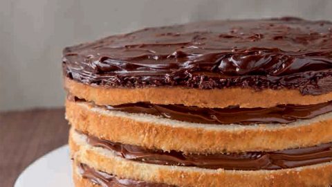 Dark Chocolate Naked Cake Recipe