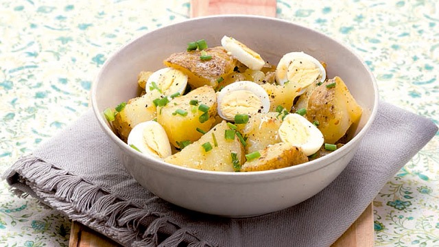 Warm Honey-Mustard Potato Salad