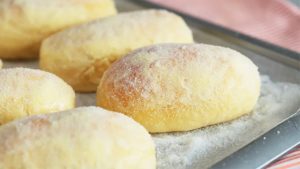 cheese rolls with butter and sugar recipe image