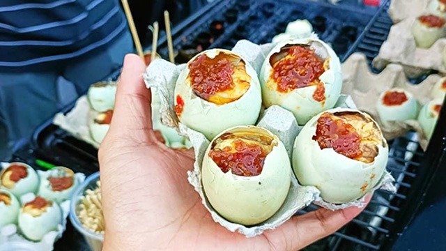 grilled balut