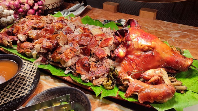 sinag cafe whole cebu lechon roasted pig