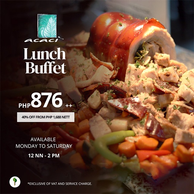 Acacia Hotel Lunch Buffet poster