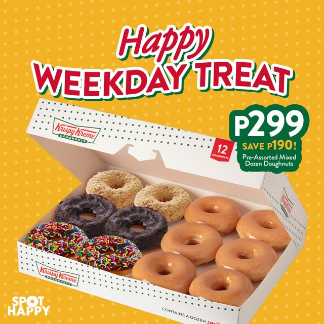 Krispy Kreme Happy Weekday Treat Promo