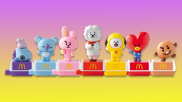 bt21 toys of Chicken McNuggets Meal Meets BT21 from McDonald's