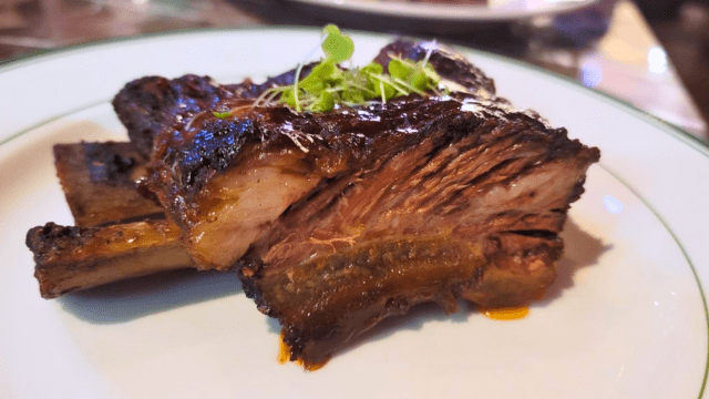 Wolfgang's Steakhouse illed Barbecue Short Ribs