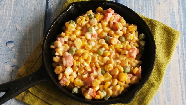 Mixed vegetables and corn
