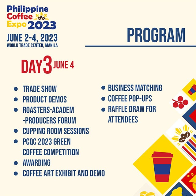 Day 3 activities of Philippine Coffee Expo