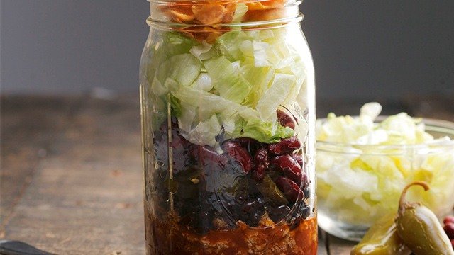 Taco Salad in a Jar