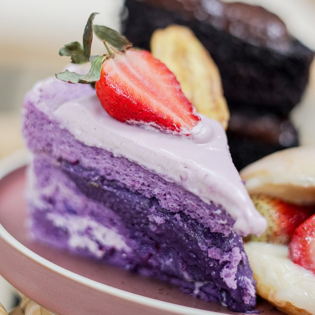 ube kinampay cake of the fatted calf