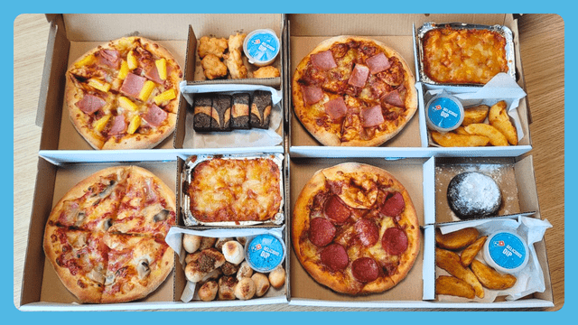 Domino's Pizza Philippines introduces Domino's Solo Boxes. All 4 solo box combos.
