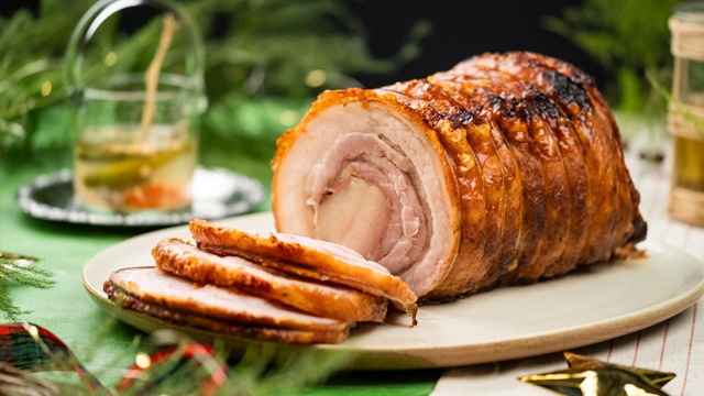 lechon baboy or roasted pork belly roll recipe with slices